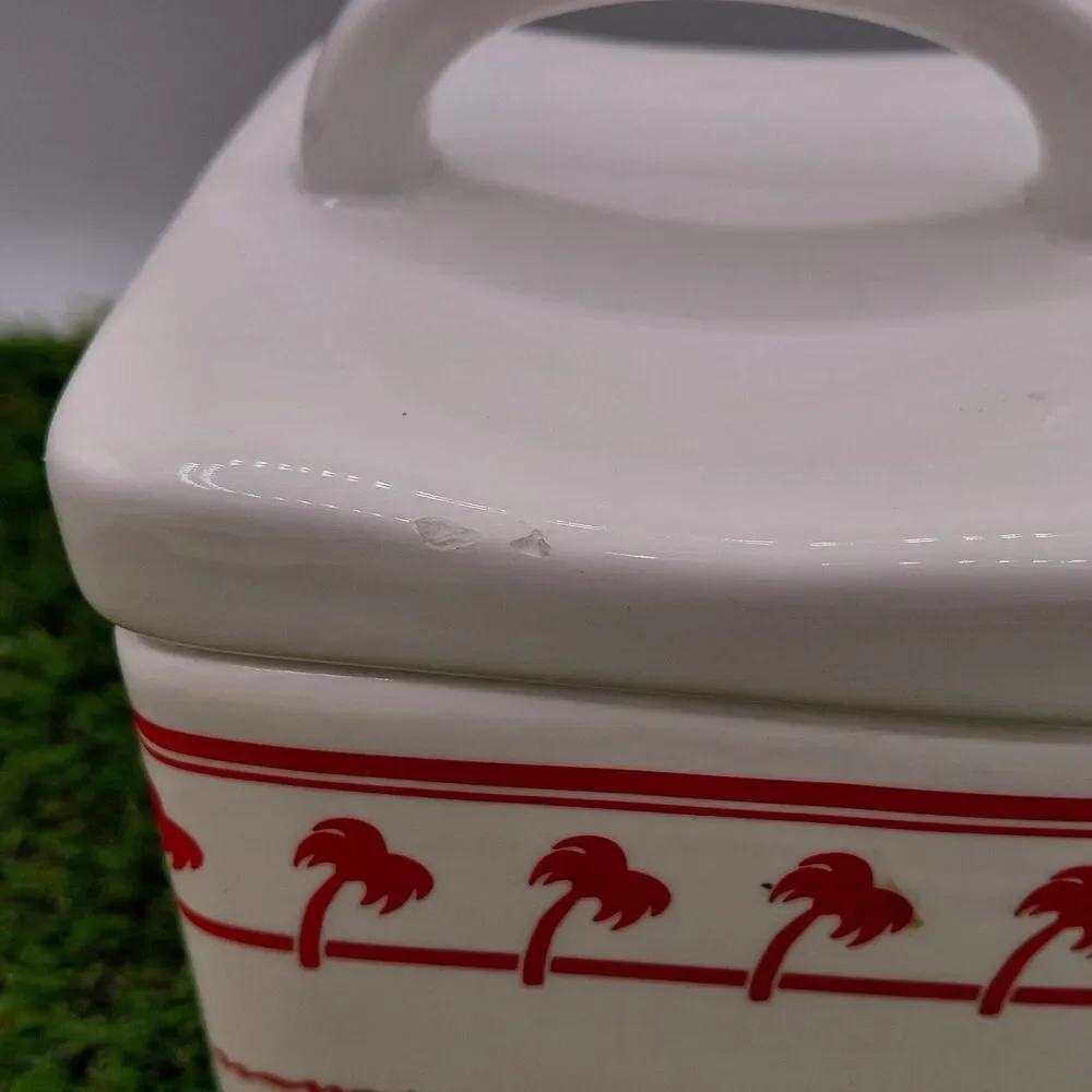 In-N-Out Burger Restaurant Ceramic Canister Jar 6